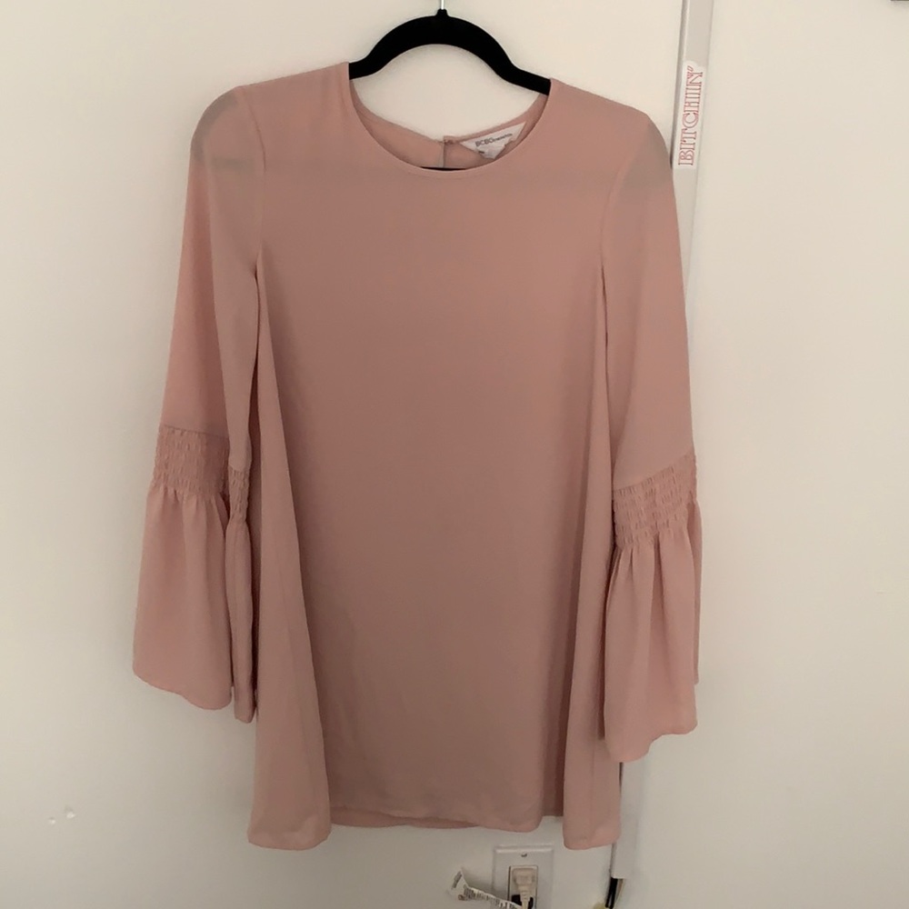 Wide body long sleeve flowy dress
